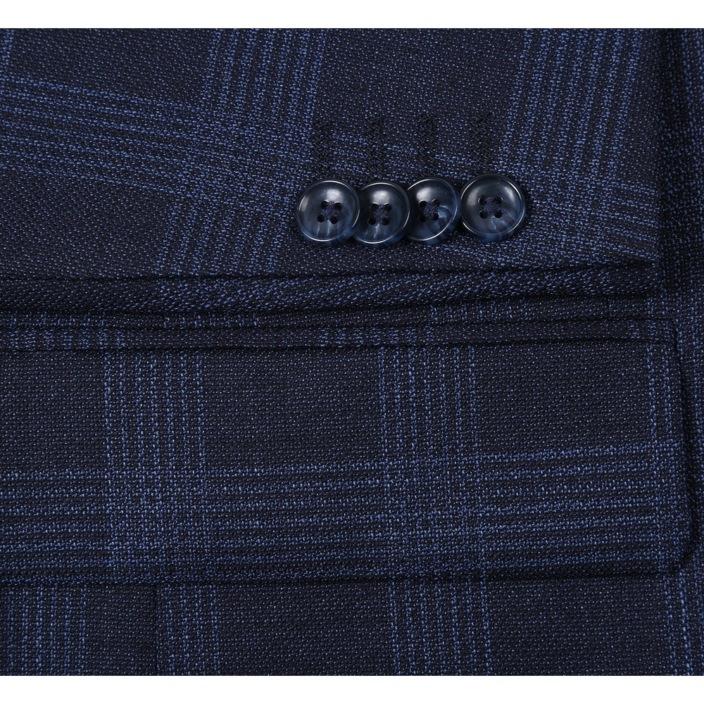 565-19 Men's New Slim Fit Wool Blazer