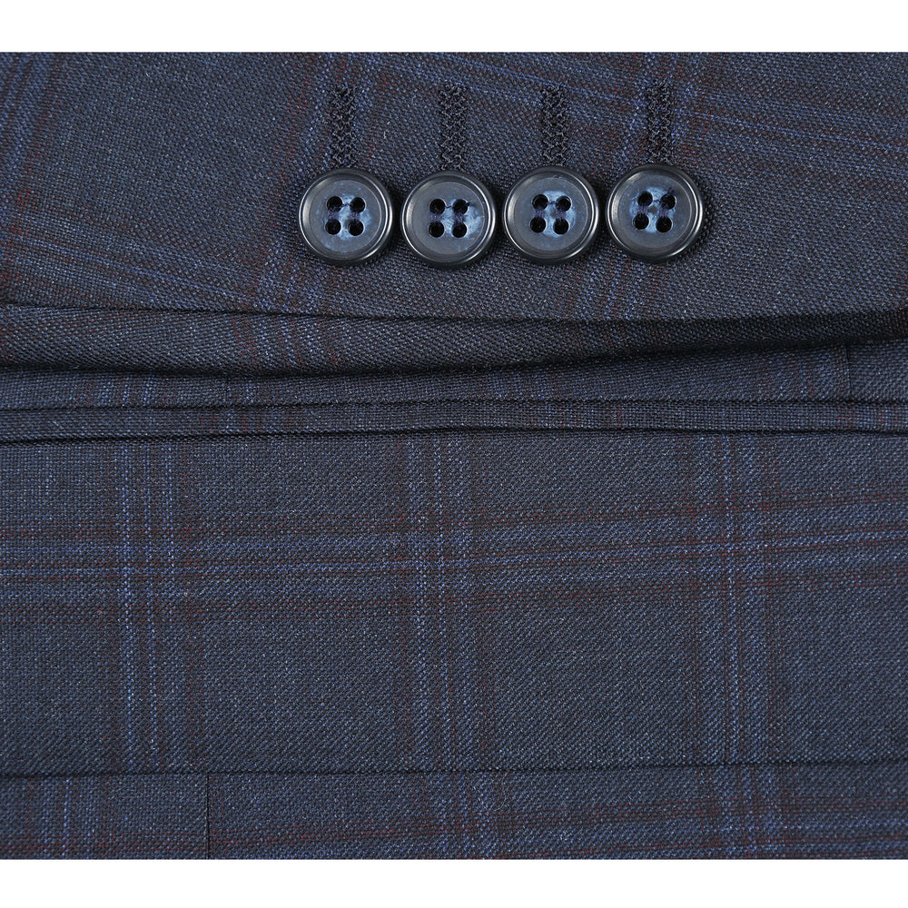 564-5 Men's Slim Fit Wool Suit