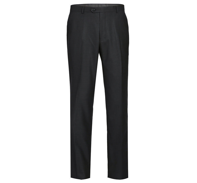 555-3 Men's Regular Fit Flat Front Wool Suit Pant