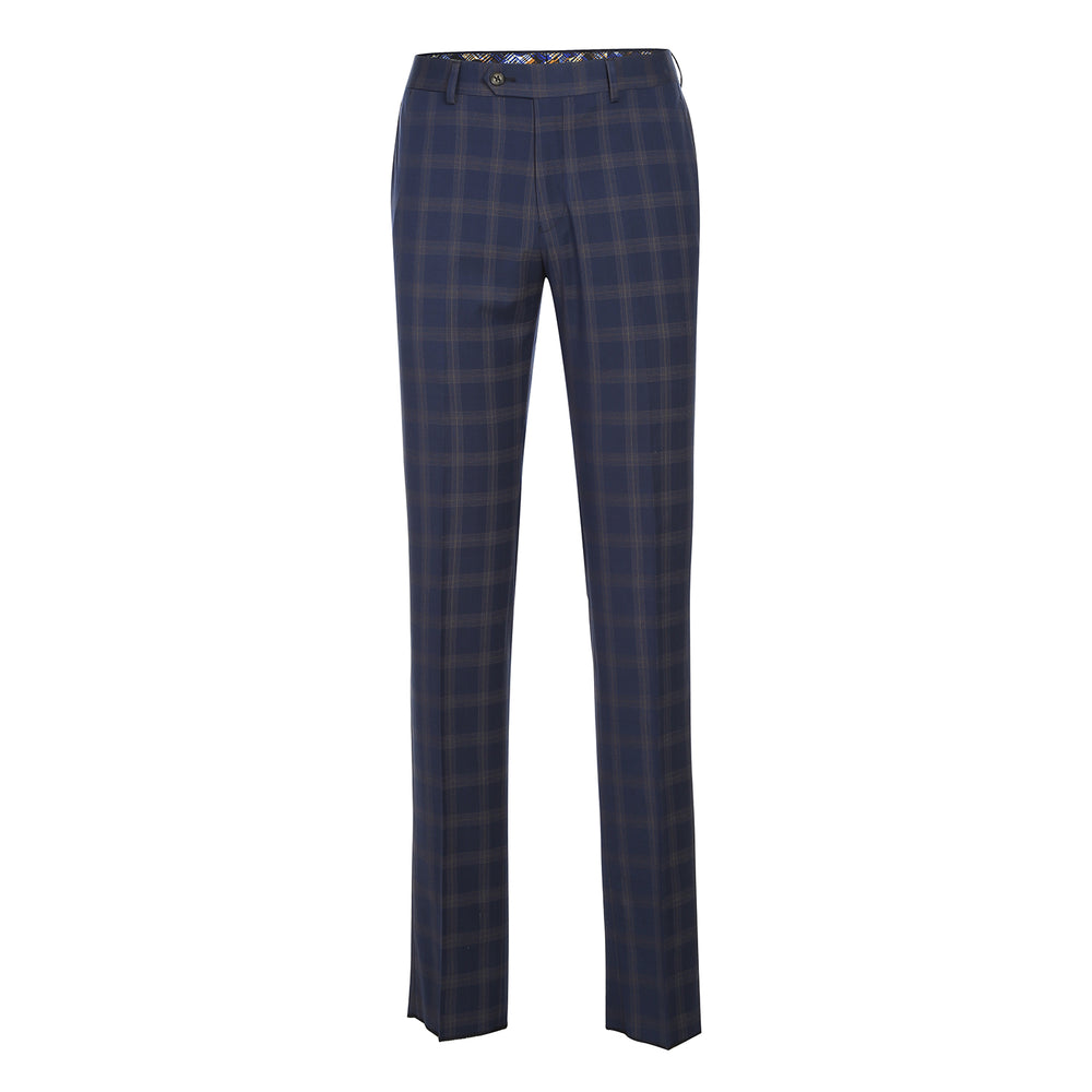 12-58-410EL Midnight Blue Check Suit