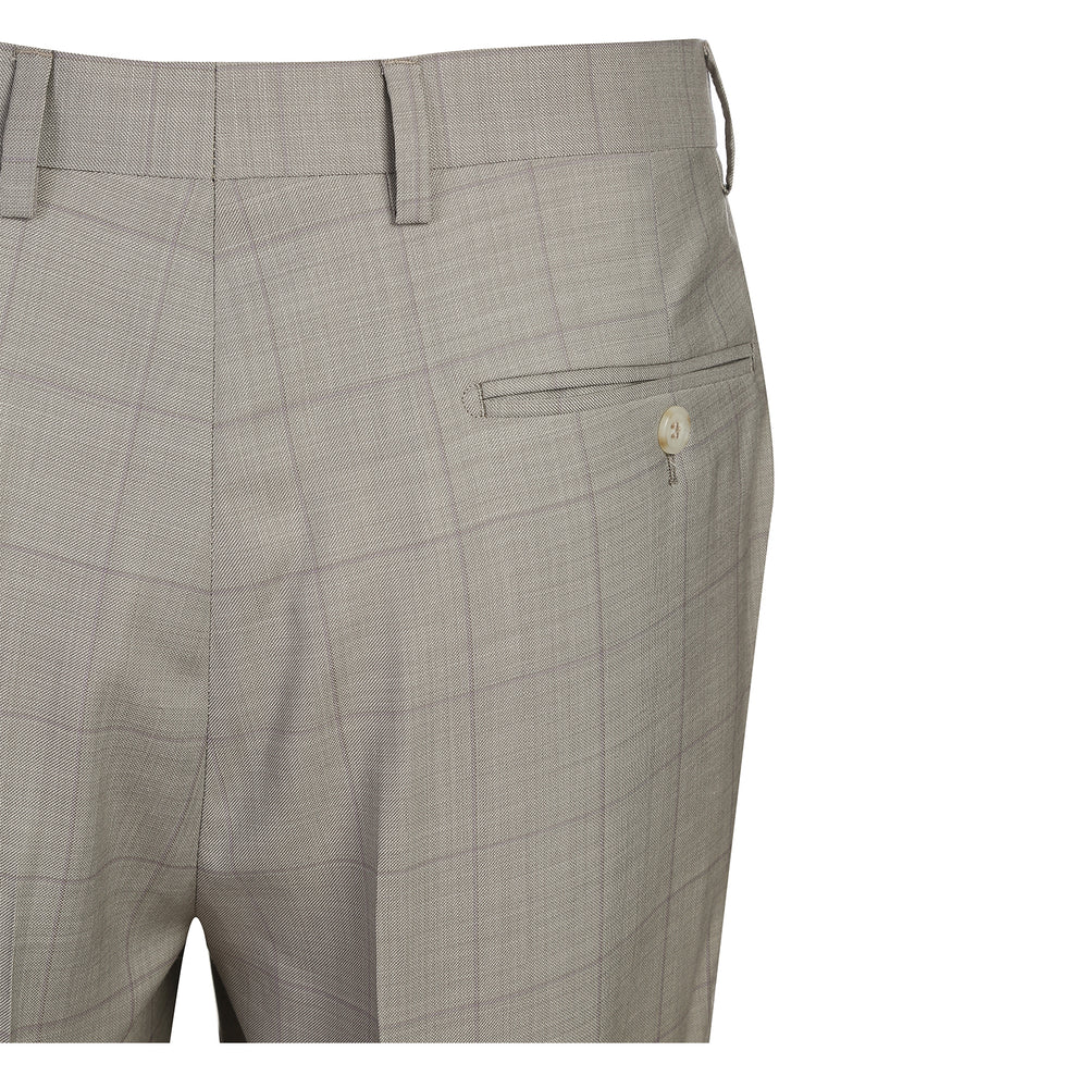 566-10 Men's Classic Fit Wool Suits