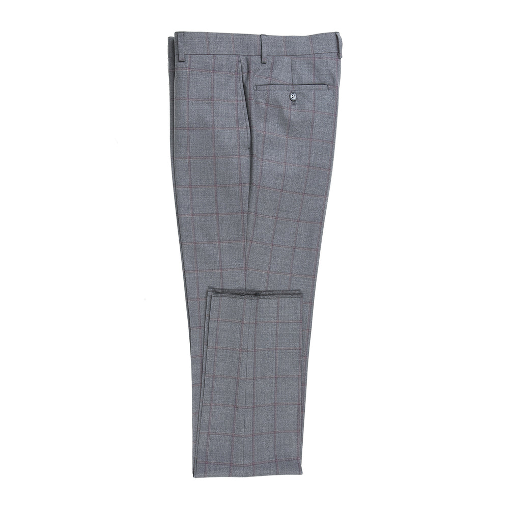 EL82-61-092 Gray Brown Wool Suit