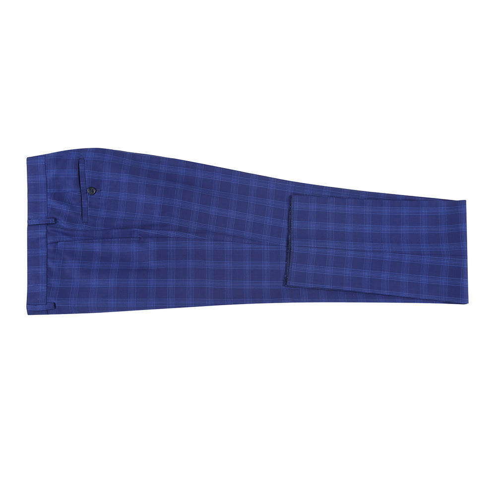 12-68-412EL Royal Blue Check Suit