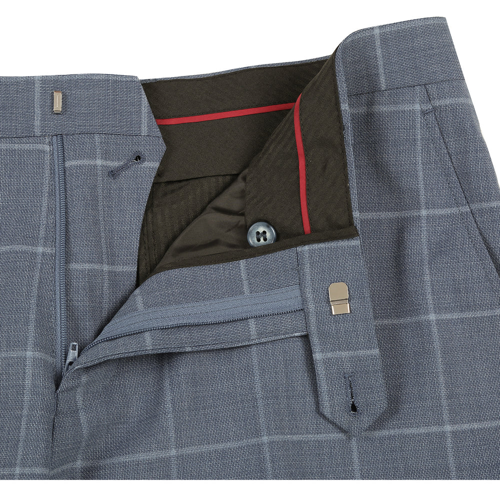566-13 Men's New Slim Fit Wool Suits