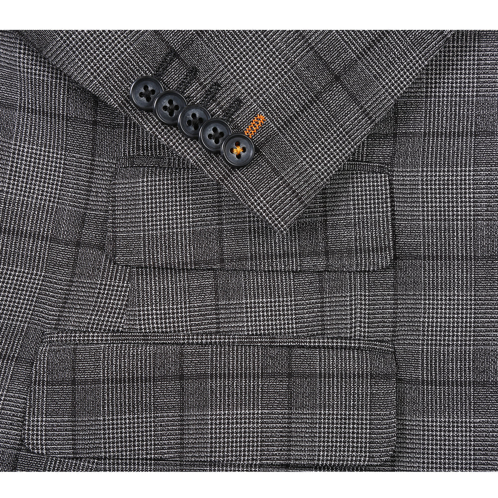 22-60-002EL Gray Check Suit