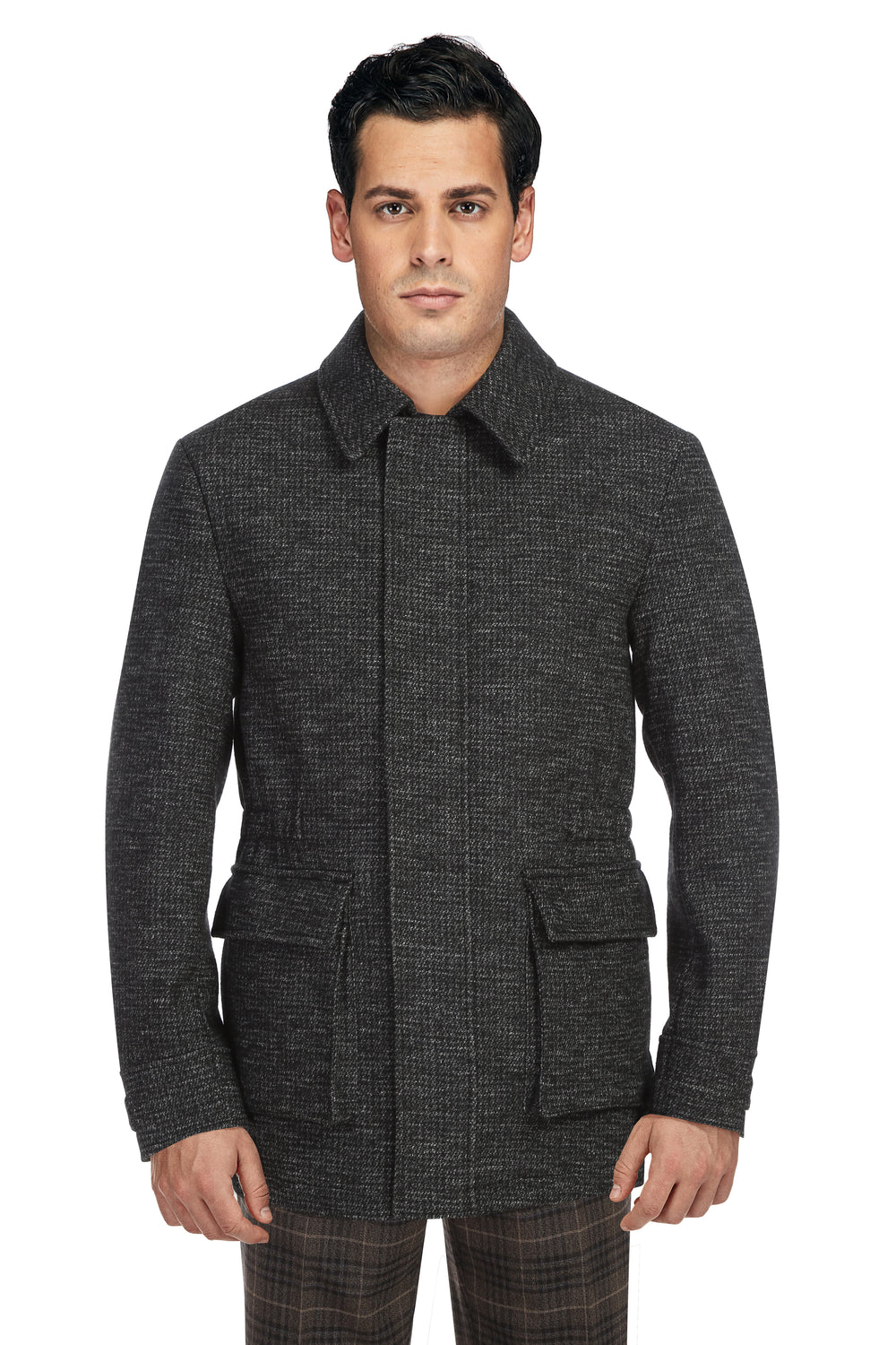 EL98-01-093 Charcoal Short Coat