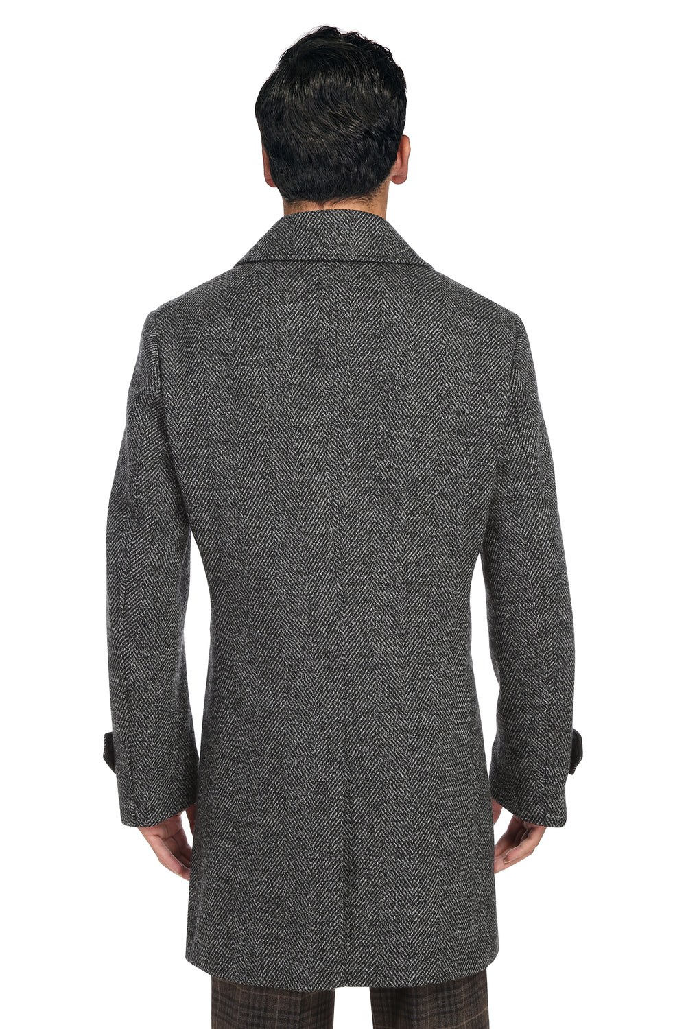 EL98-05-093 Charcoal Long Coat