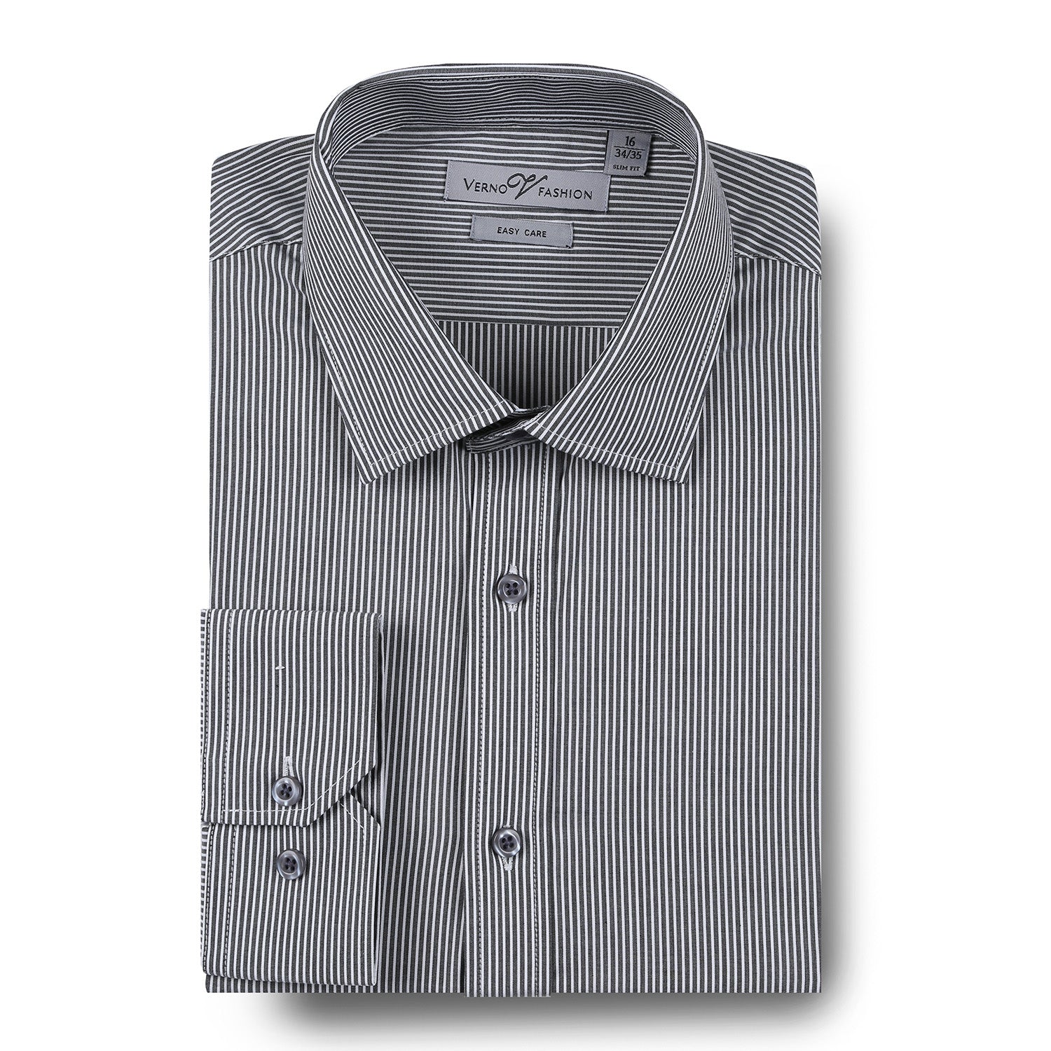 SS213 Men's Slim Fit Cotton Easy Care Dress Shirt NovaraFashion SS213 Men's Slim Fit Cotton Easy Care Dress Shirt NovaraFashion