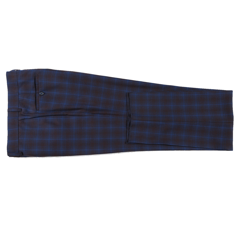 English Laundry 82-55-470EL Navy with Burgundy Check Suit
