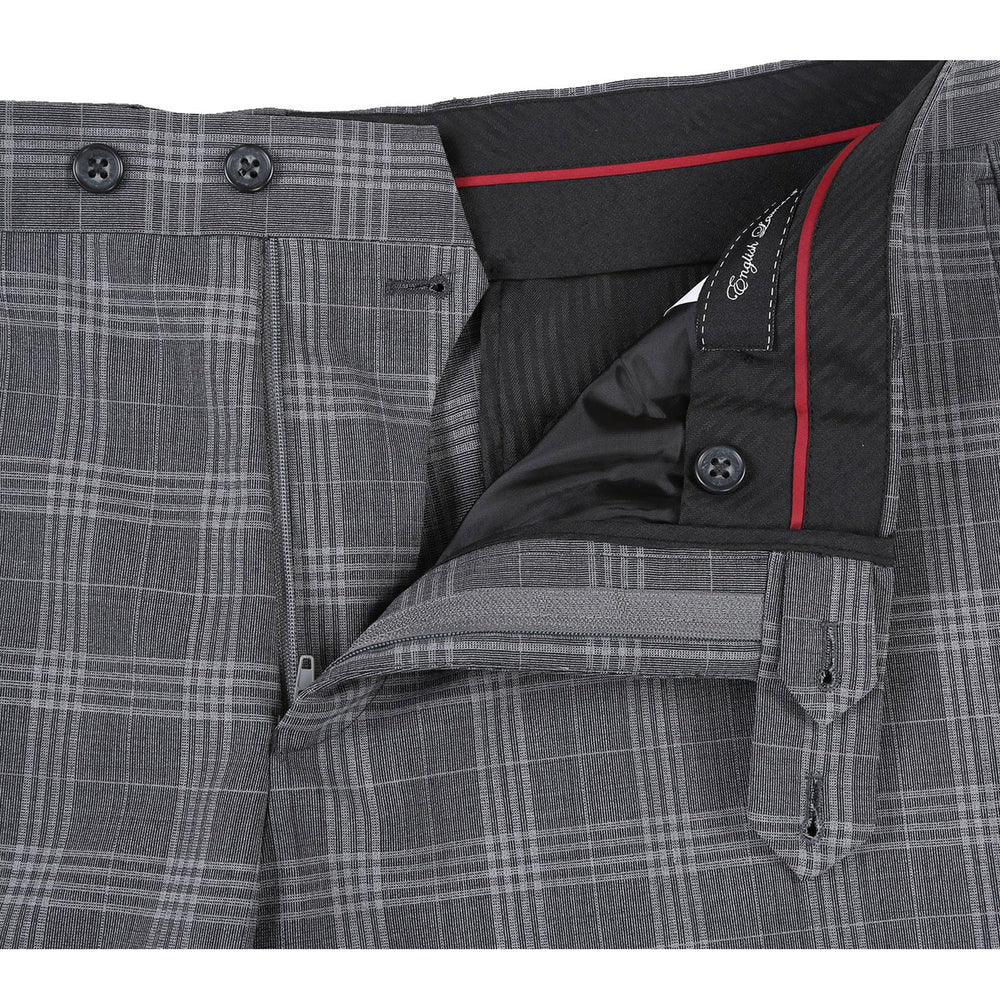 English Laundry EL72-58-093 Gray Check Peak Wool Suit