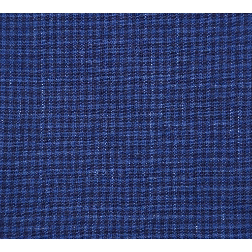 EL72-15-405 Blue Mini-Check Wool Suit