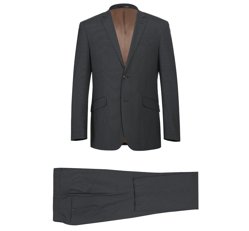 293-9 Men's Two Piece Slim Fit Stretch Dress Suit