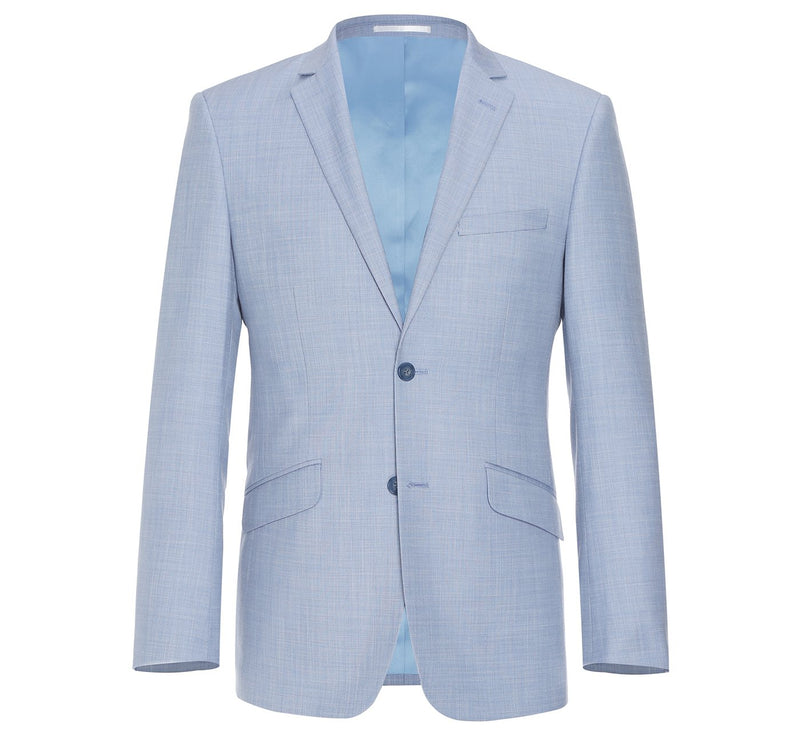 203-9 Men's 2-Piece Slim Fit Single Breasted Notch Lapel Suit