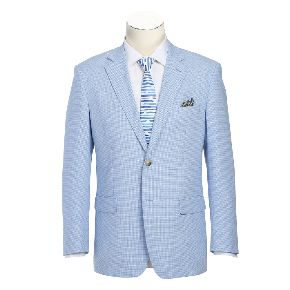 610-6 Men's Classic Fit Blazer Linen/Cotton Sport Coat