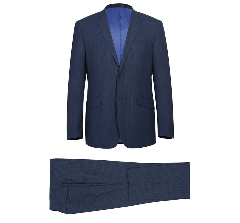 Men's Royal Blue 2 Piece Fashion Formal Suit Slim Fit Two Button Business  Suit -  Canada