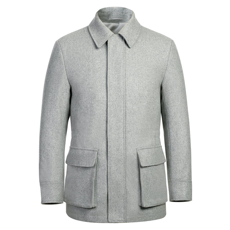 EL84-01-092 Gray Short Coat