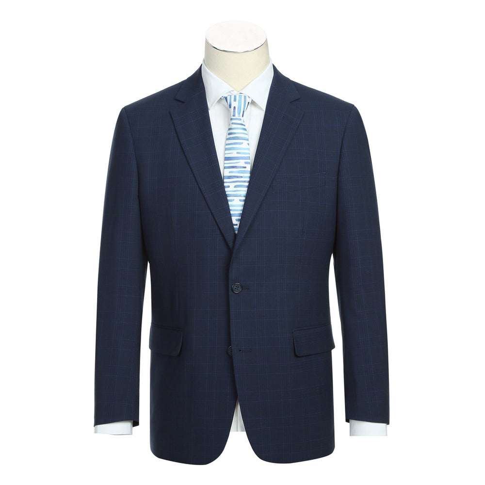 293-26 Men's Classic Fit Checked Suits