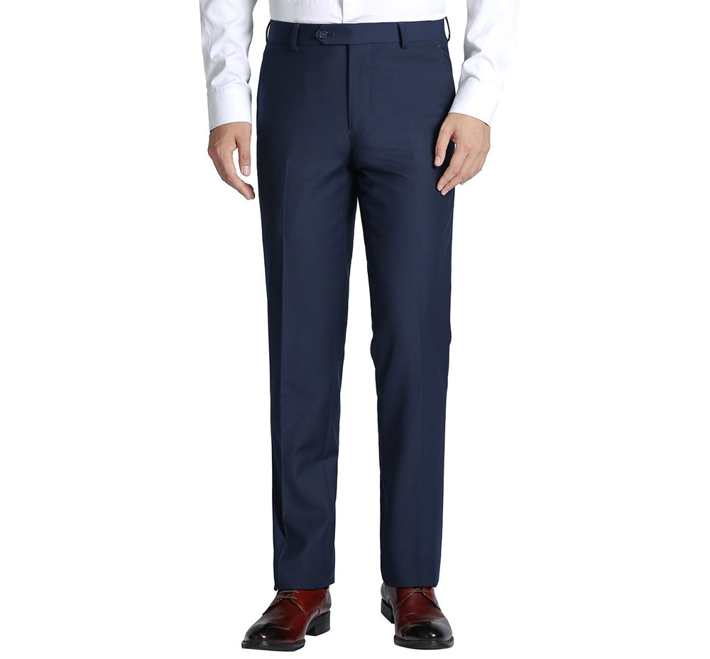 201-19 Men's Flat Front Suit Separate Pants