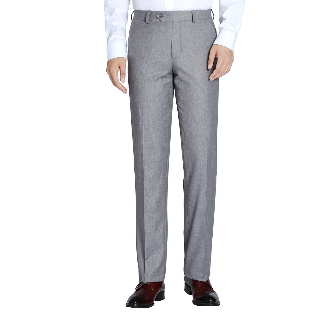 StevenAlan 2PLEATED DRESS TROUSERS グレー　L Steven Alan（スティーブンアラン）の「＜Steven Alan＞ MGD IN