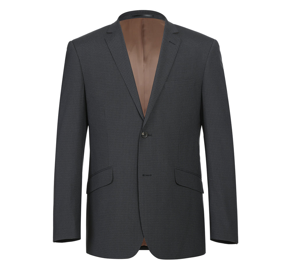 293-9 Men's Two Piece Slim Fit Stretch Dress Suit