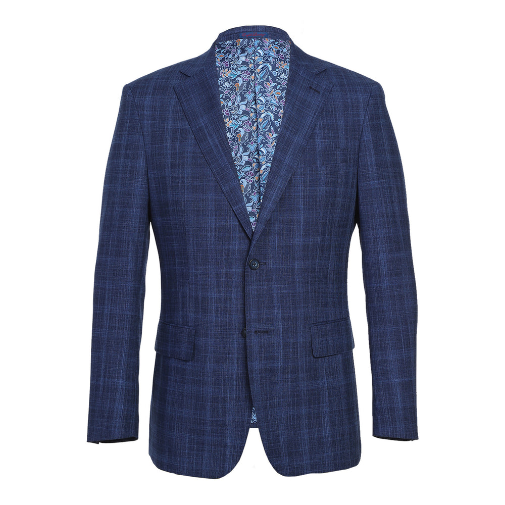 English Laundry 82-53-411EL Slim Fit Blue Notch Suit