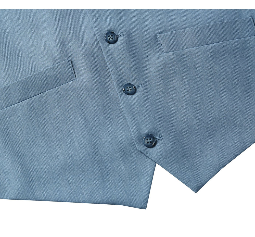 201-11 Men's Business Suit Vest Regular Fit Dress Suit Waistcoat