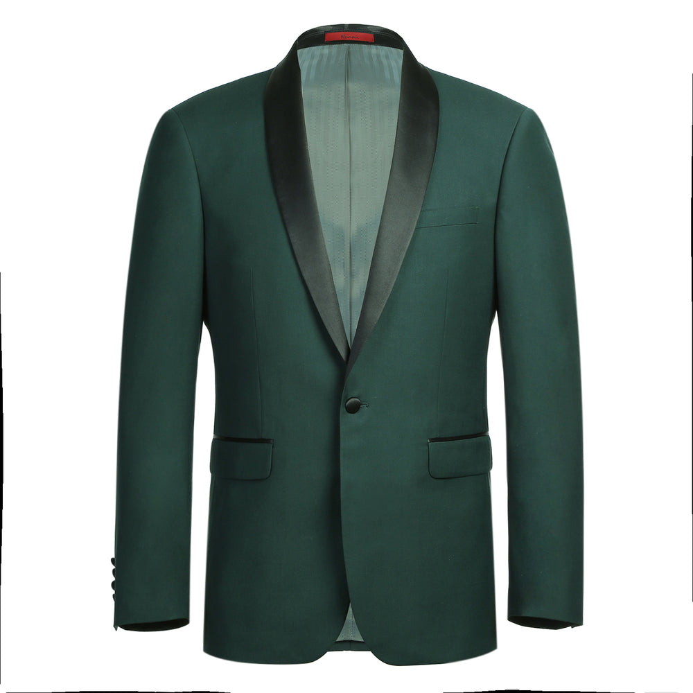 201-9 Men's Slim Fit 2-Piece Shawl Lapel Tuxedo Suit