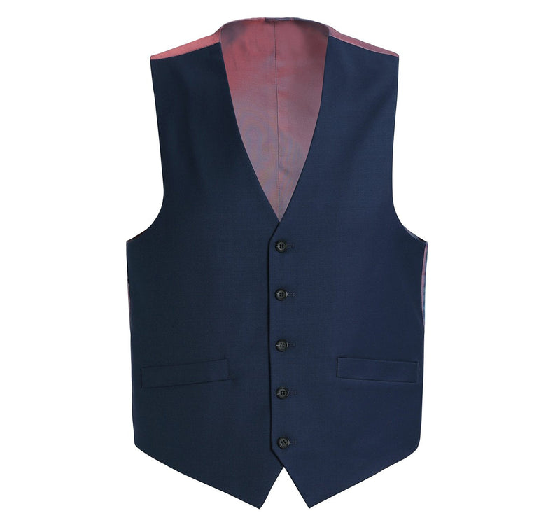 FULIER Mens Wool V-Neck Gilet Sleeveless Vest Waistcoat Classic