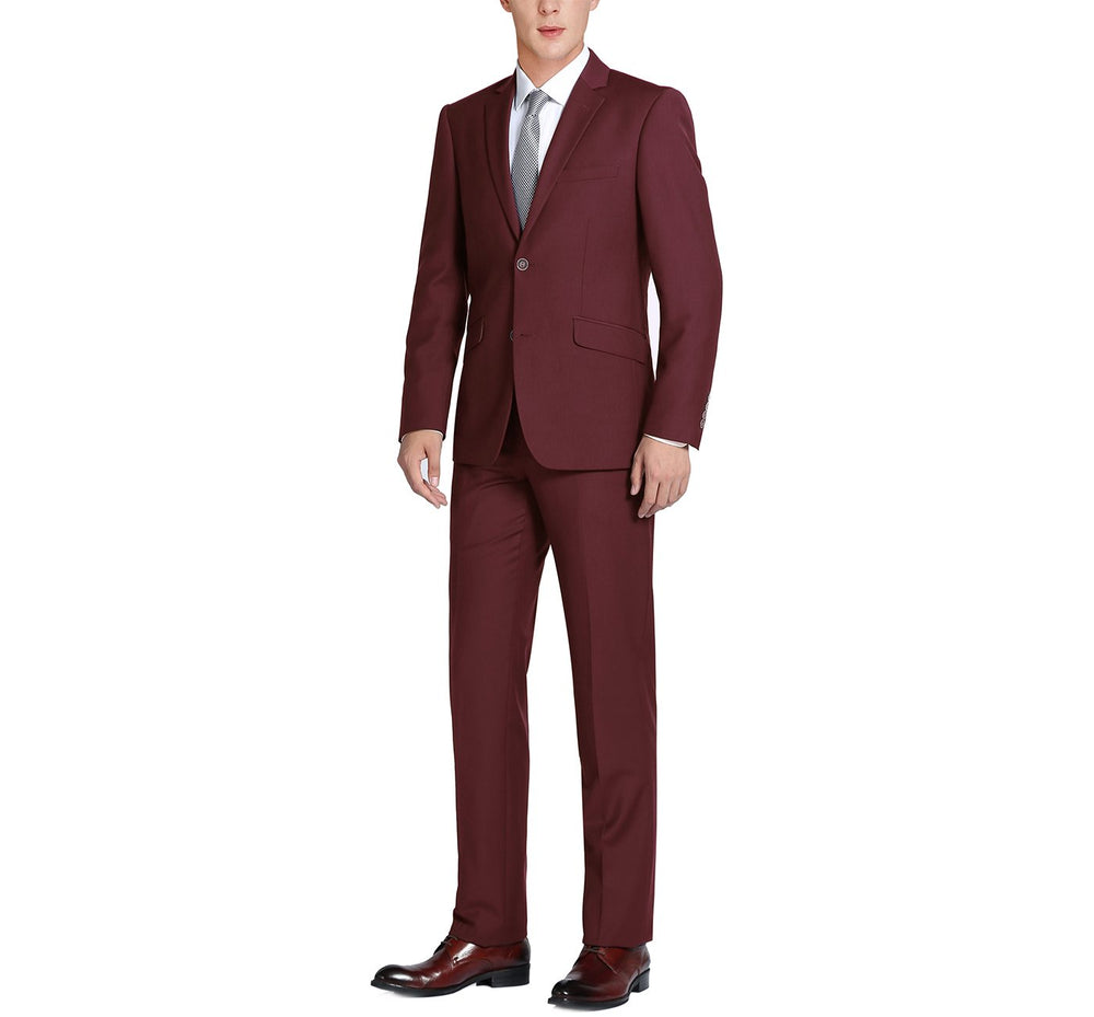 201-8 Men's 2-Piece Single Breasted Notch Lapel Suit
