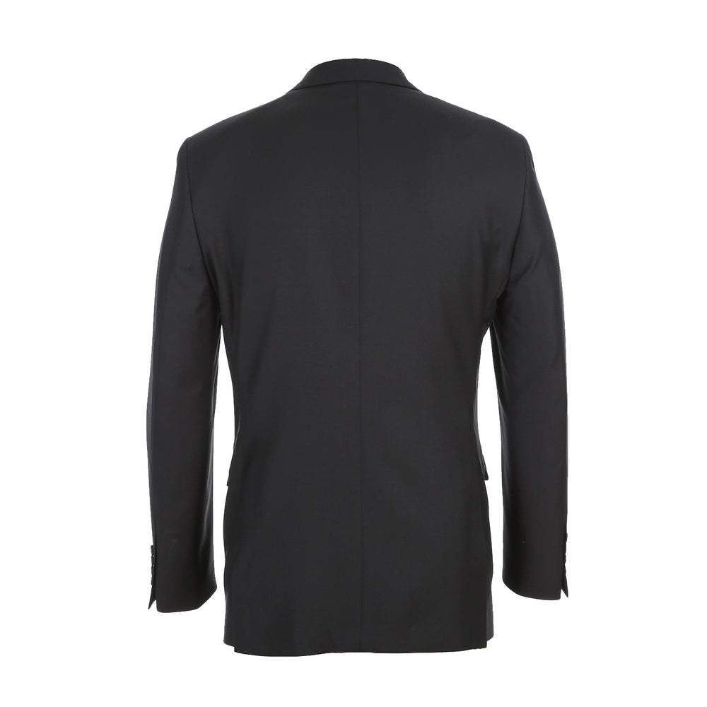 RHC100-1 Rivelino Men's Black Half-Canvas Suit