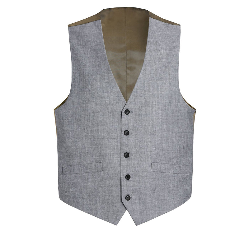 508-5 Men's Classic Fit Suit Separate Wool Vest