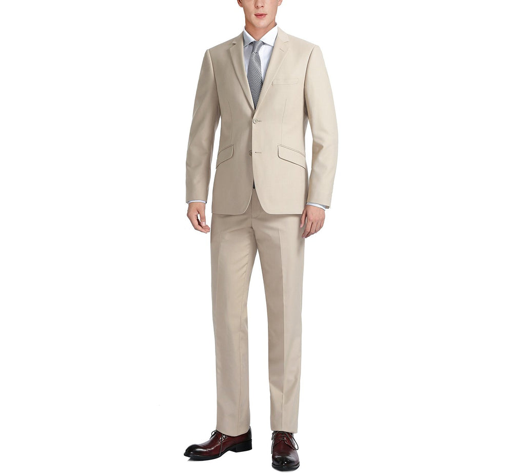 201-3 Men's 2-Piece Single Breasted Notch Lapel Suit