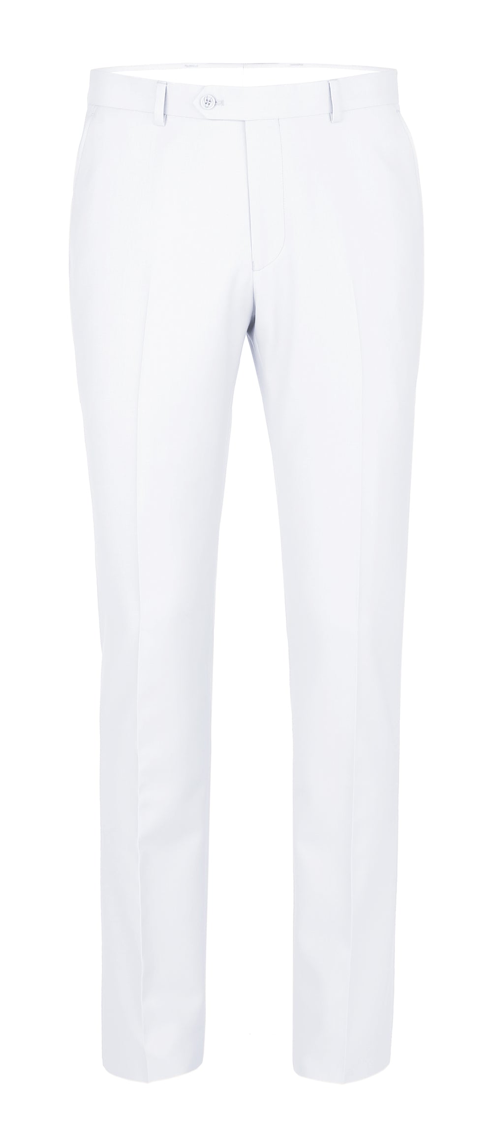 201-6 Men's White 2-Piece Single Breasted Notch Lapel Suit