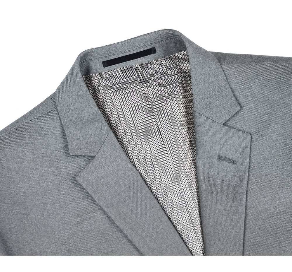 2110-2 Men's Slim Fit Solid Stretch 2-Piece Suit