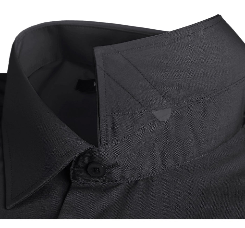 TC22 Men's Classic Fit Long Sleeve Spread Collar Dress Shirt