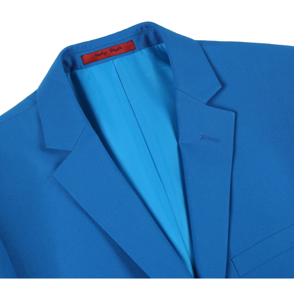 201-55 Men's 2-Piece Slim Fit Single Breasted Notch Lapel Suit