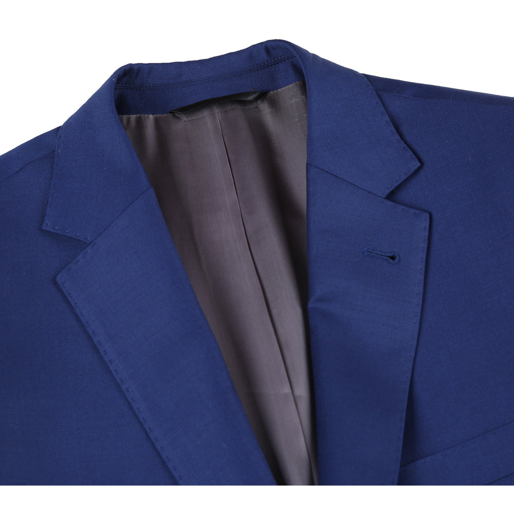RHC100-19 Rivelino Men's Blue Half-Canvas Suit