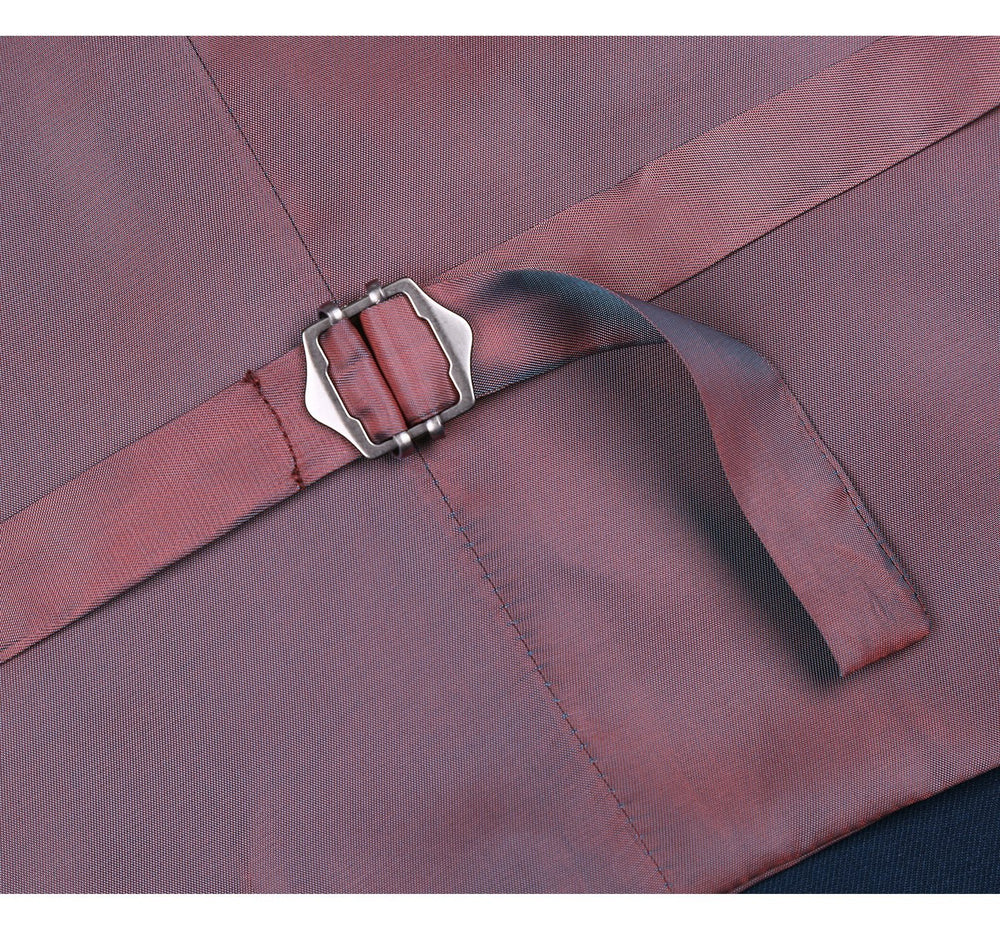 508-19 Men's Wool Suit Vest Regular Fit Dress Suit Waistcoat