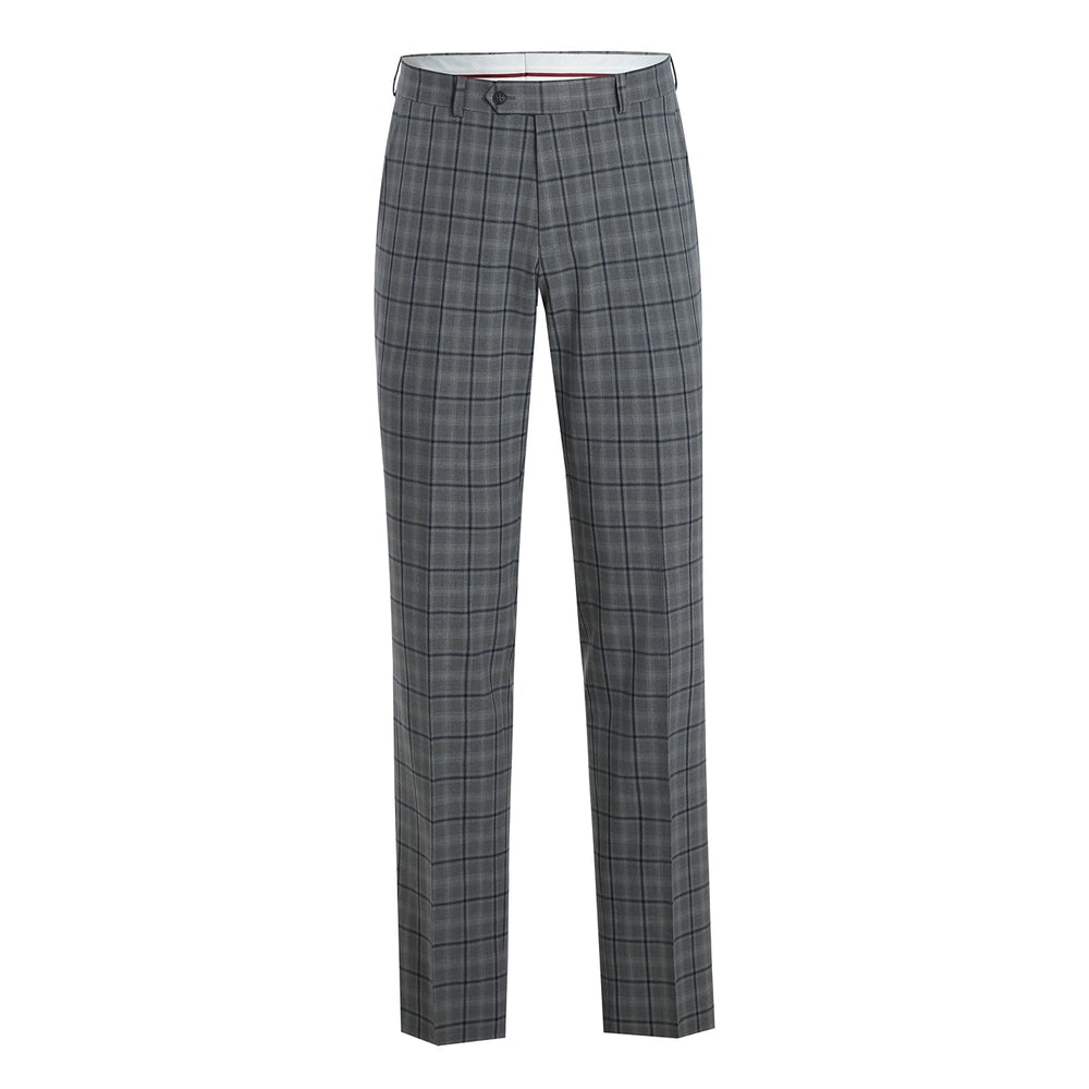 293-20 Men's Slim Fit Stretch Checked Suits