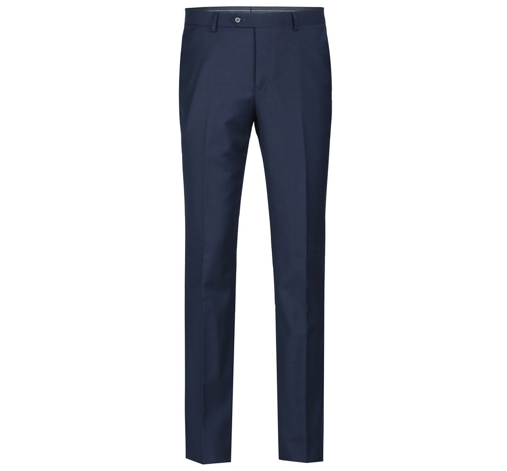 508-19 Men's Regular Fit Flat Front Wool Suit Pant