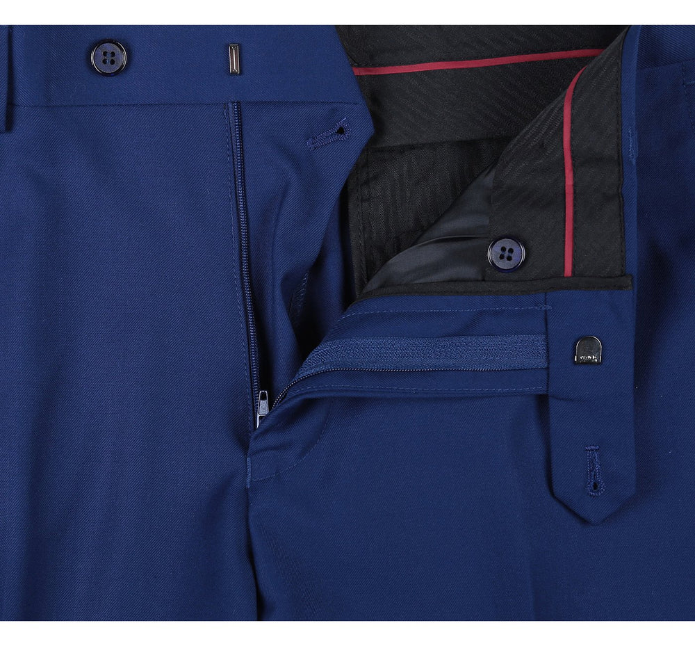 201-20 Men's Royal Blue 2-Piece Single Breasted Notch Lapel Suit