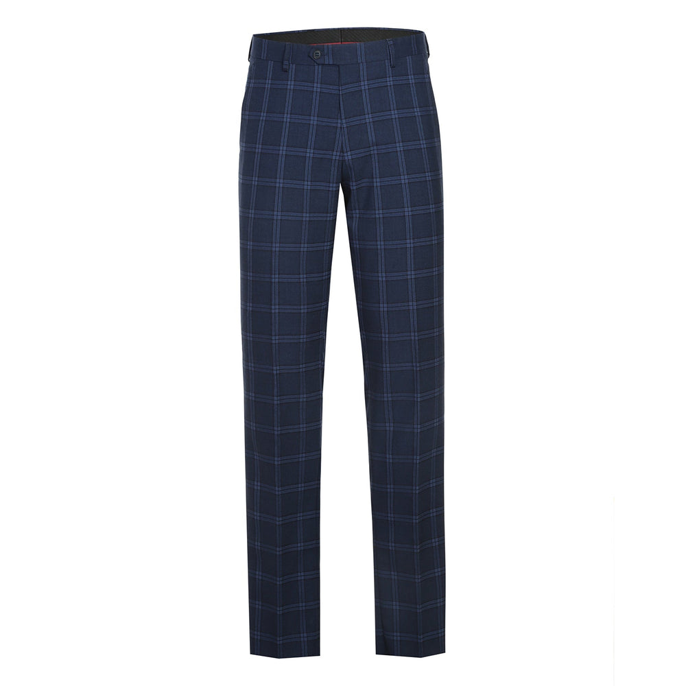 293-22 Men's Slim Fit Checked Suits